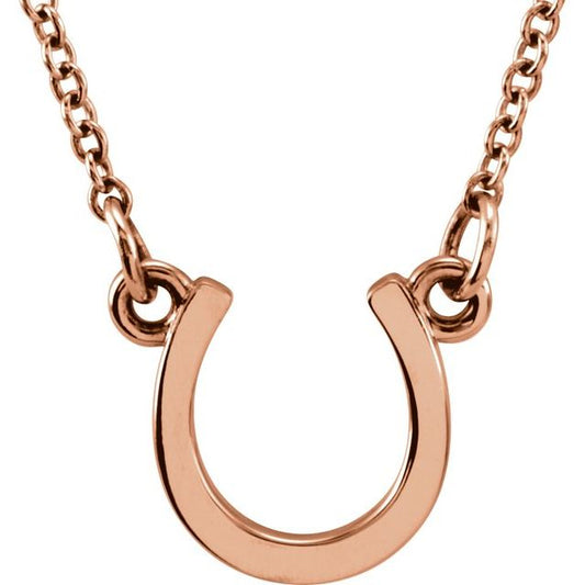 Tiny Posh? Horseshoe Necklace