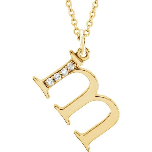 Initial Necklace or Pendant