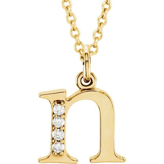 Initial Necklace or Pendant