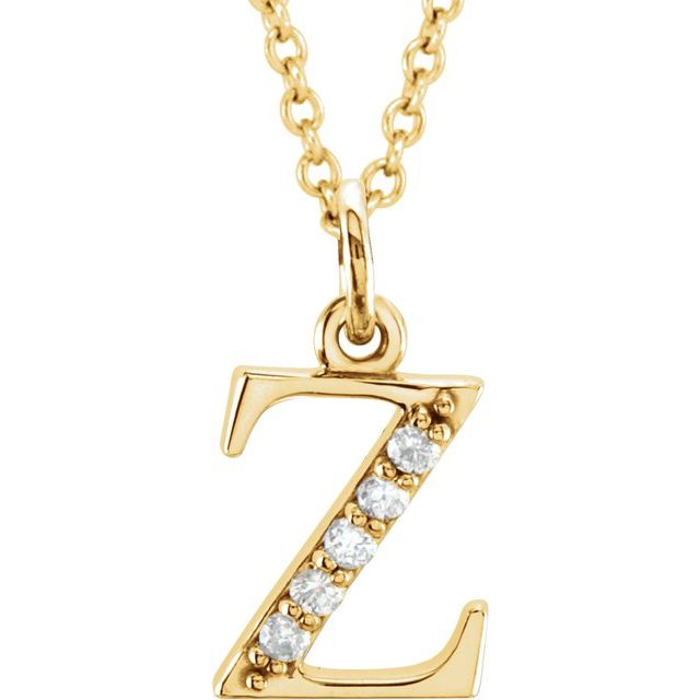 Initial Necklace or Pendant