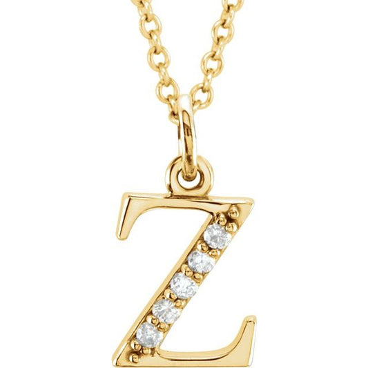 Initial Necklace or Pendant