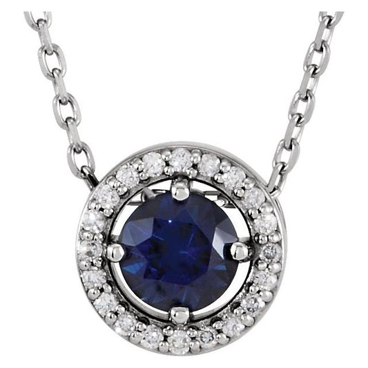 Halo-Style Necklace or Pendant