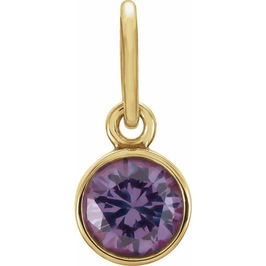 Posh Mommy? Imitation Birthstone Charm