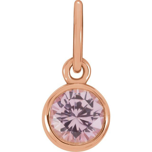 Posh Mommy? Imitation Birthstone Charm