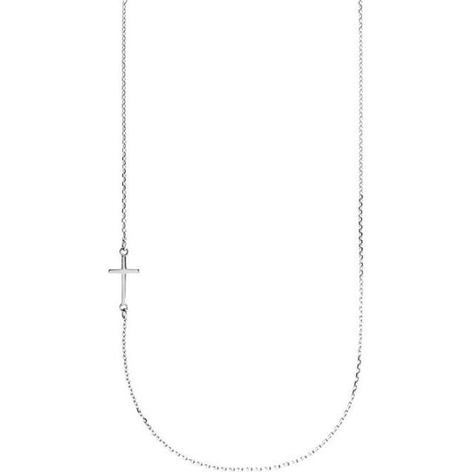 Sideways Cross Necklace or Center