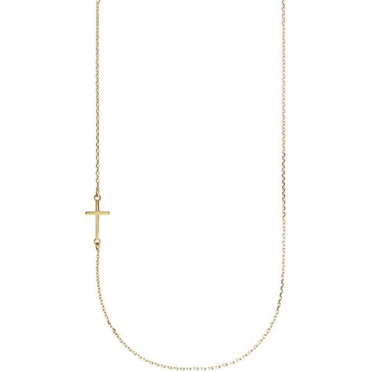 Sideways Cross Necklace or Center