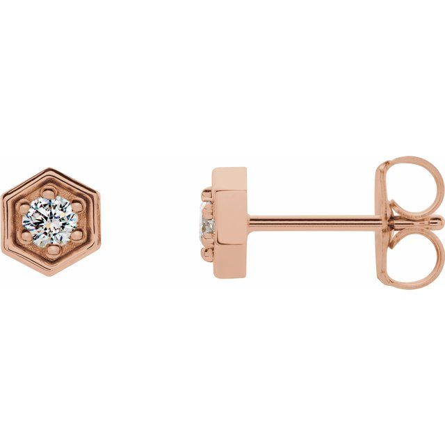 Hexagon Earrings