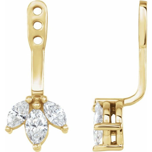 Cluster Front-Back Earring Jackets