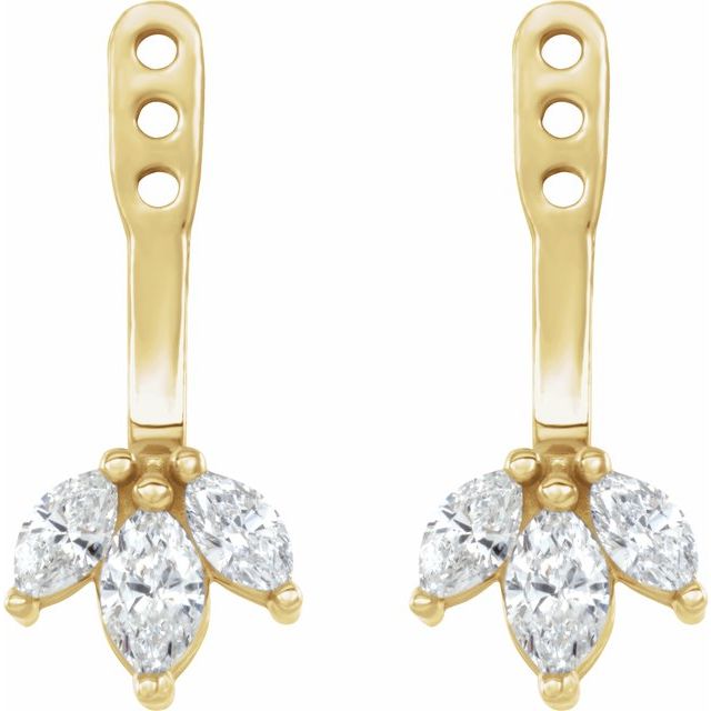 Cluster Front-Back Earring Jackets