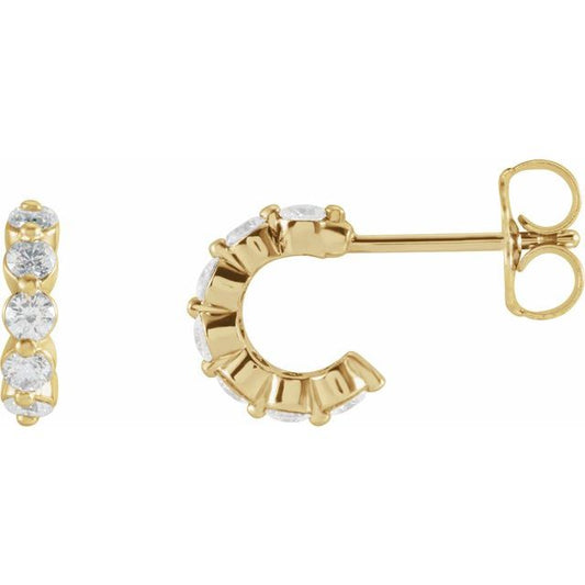 Accented Hoop Earrings