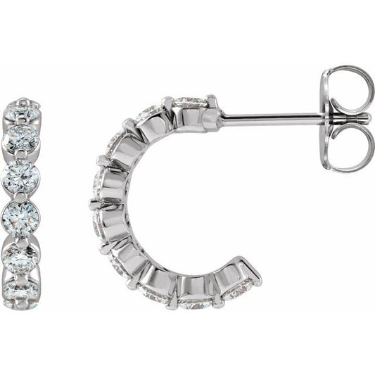 Accented Hoop Earrings