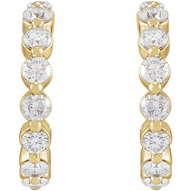 Accented Hoop Earrings