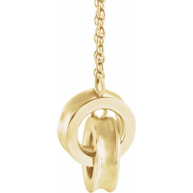 Interlocking Circle Necklace or Center