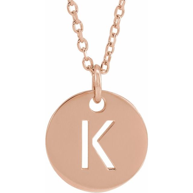 Initial Necklace or Pendant