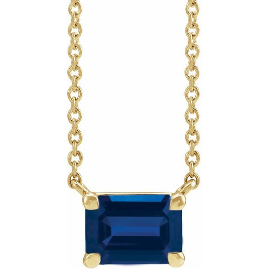 Emerald Claw-Prong Necklace or Center