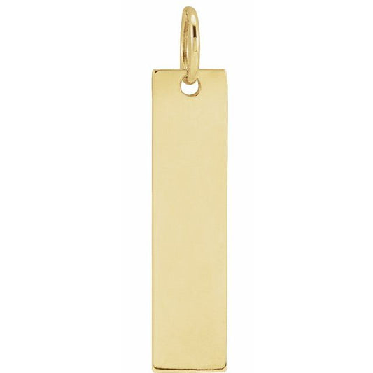 Engravable Bar Necklace or Pendant