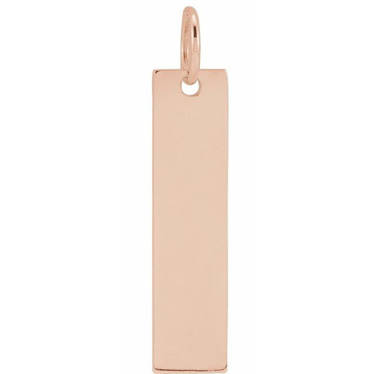 Engravable Bar Necklace or Pendant