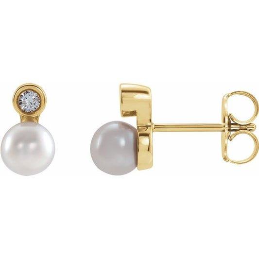 Accented Pearl Earrings