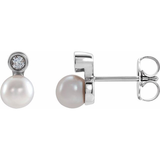 Accented Pearl Earrings
