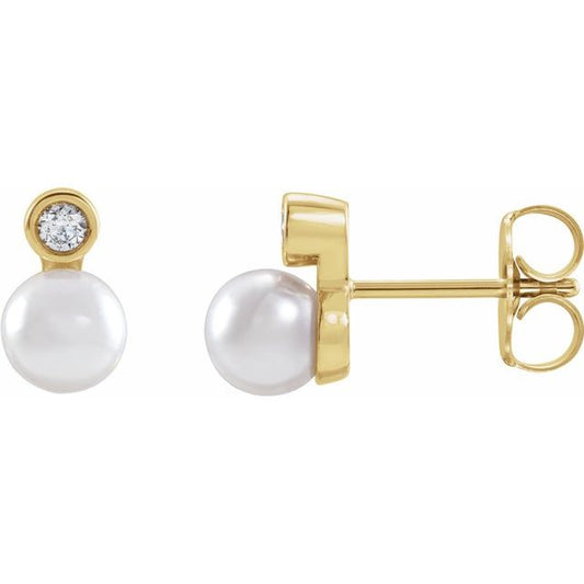 Accented Pearl Earrings