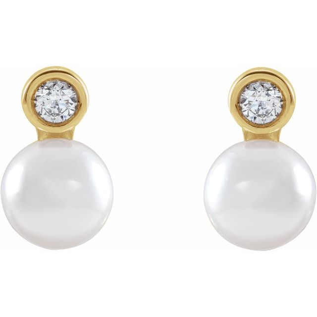 Accented Pearl Earrings