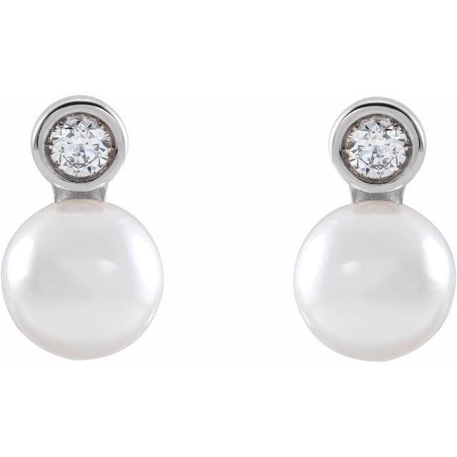 Accented Pearl Earrings