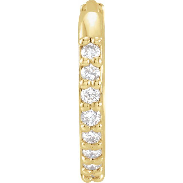 Accented Huggie Earrings
