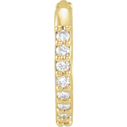Accented Huggie Earrings