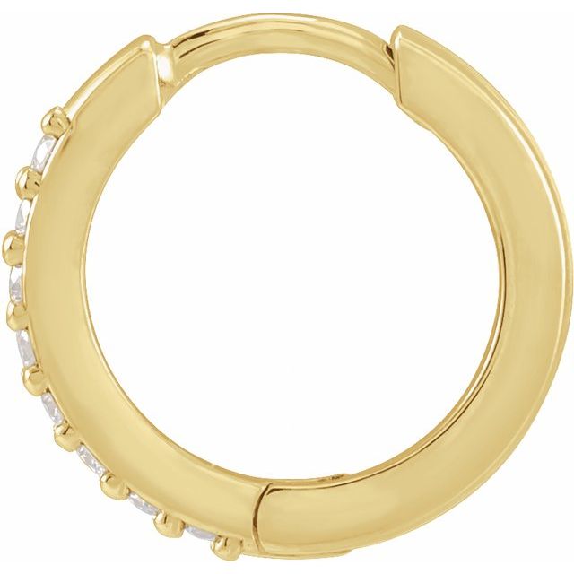 Accented Huggie Earrings