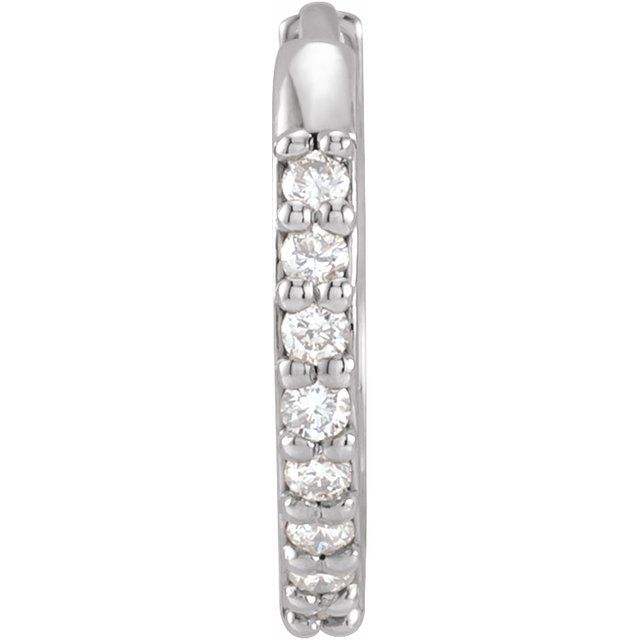 Accented Huggie Earrings