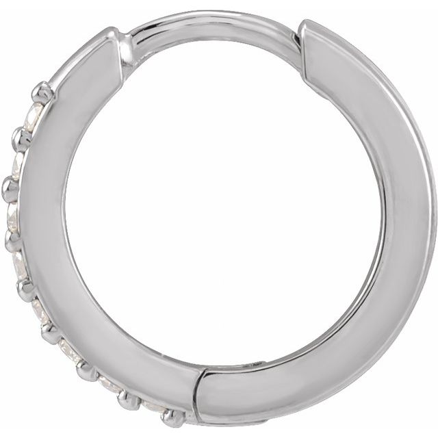 Accented Huggie Earrings