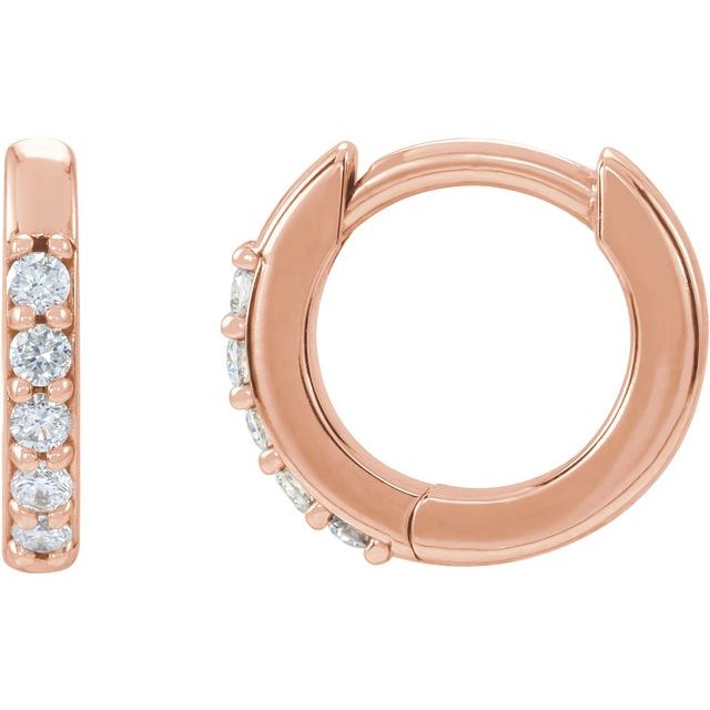 Accented Huggie Earrings