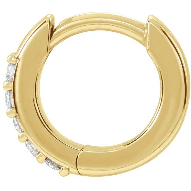 Accented Huggie Earrings