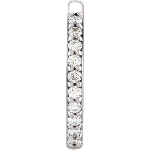 Accented Huggie Earrings