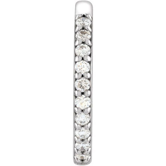 Accented Huggie Earrings