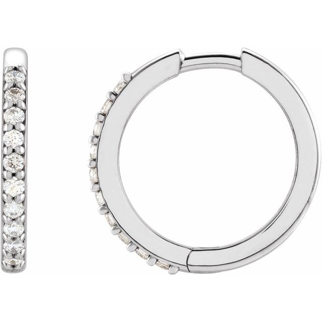 Accented Huggie Earrings