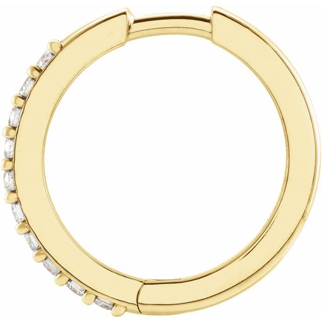 Accented Huggie Earrings