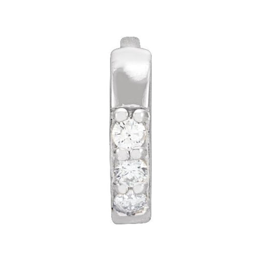 Accented Huggie Earrings