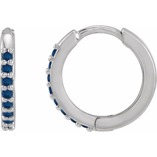 Accented Huggie Earrings