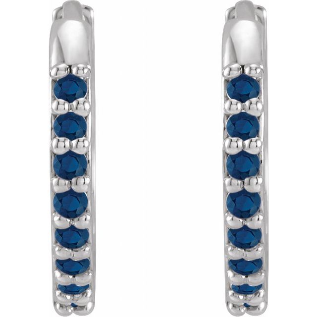 Accented Huggie Earrings