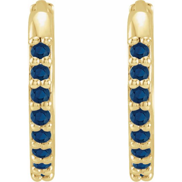 Accented Huggie Earrings