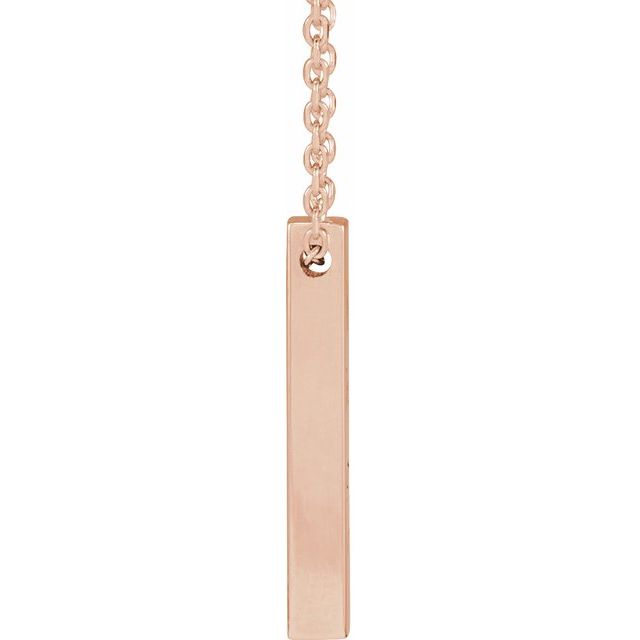 Engravable Bar Necklace or Pendant