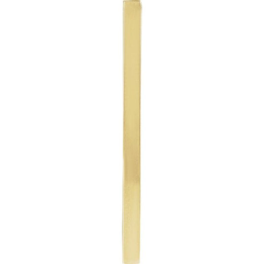 Engravable Bar Necklace or Pendant