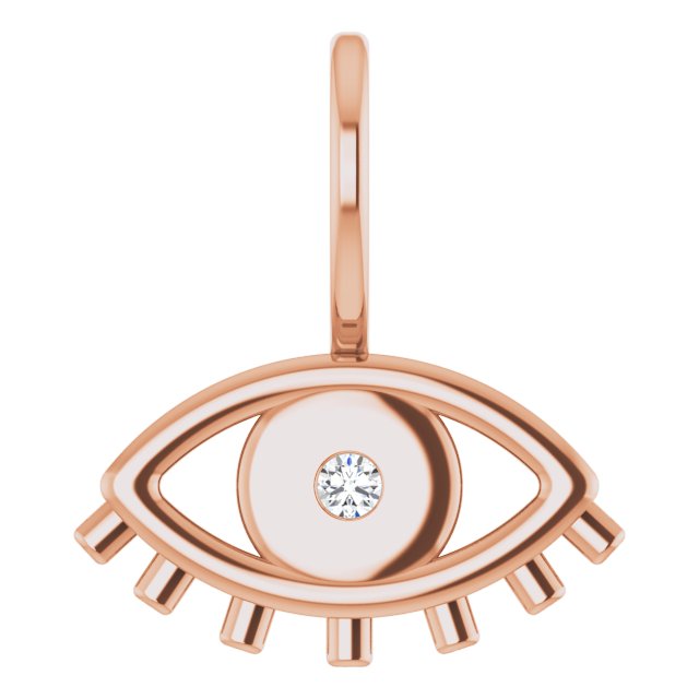 Accented Evil Eye Charm/Pendant