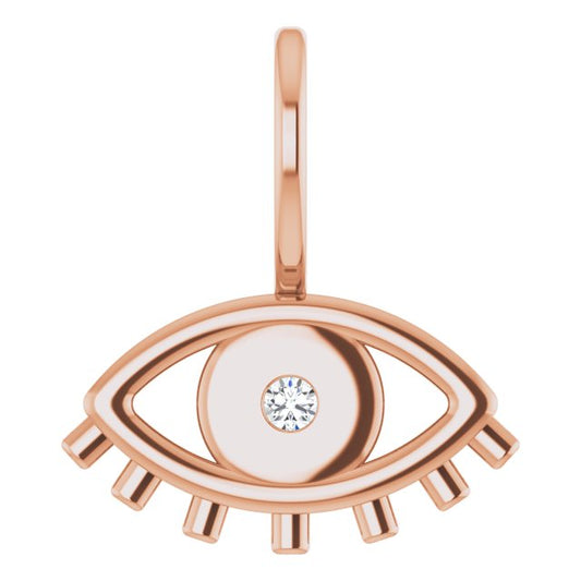 Accented Evil Eye Charm/Pendant