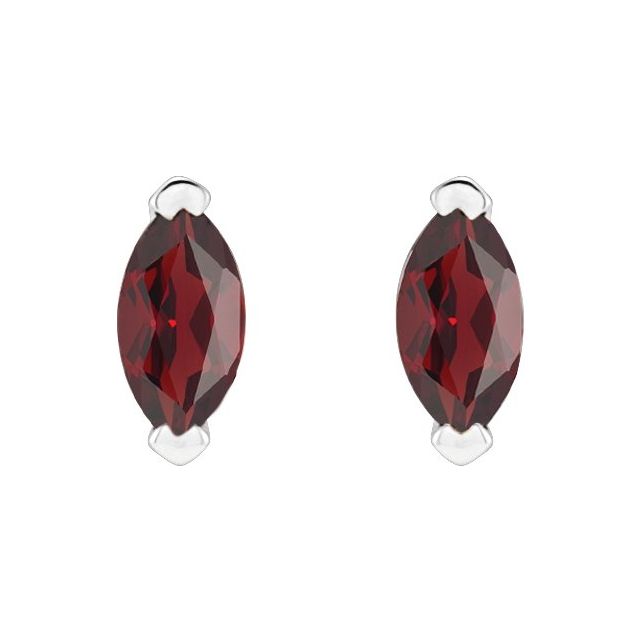 Solitaire V-Prong Stud Earrings