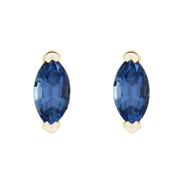 Solitaire V-Prong Stud Earrings
