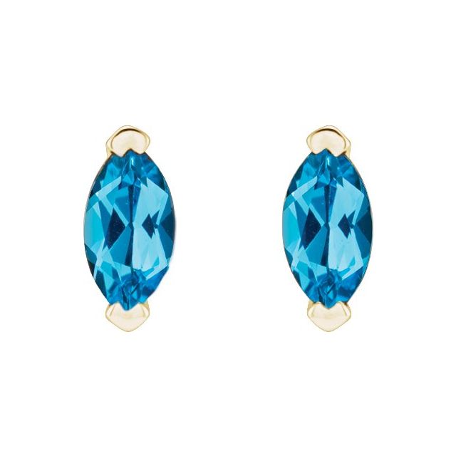 Solitaire V-Prong Stud Earrings