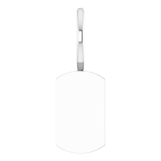 Engravable Dog Tag Charm/Pendant
