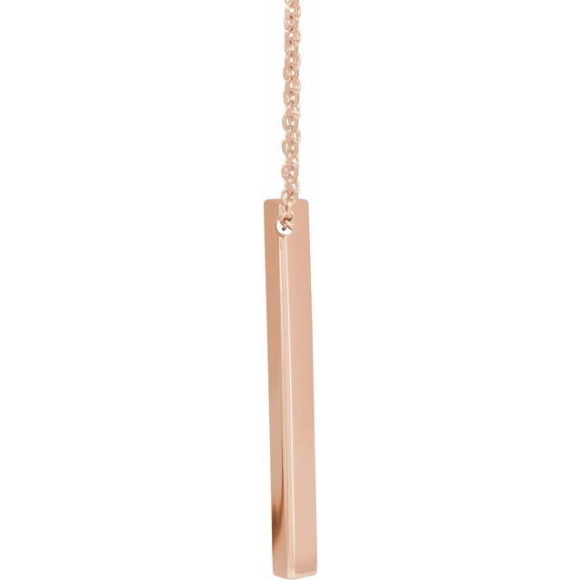Engravable Bar Necklace or Pendant